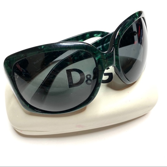 Dolce & Gabbana Accessories - D&G Havana Green Tortoise Sunglasses DG 3021